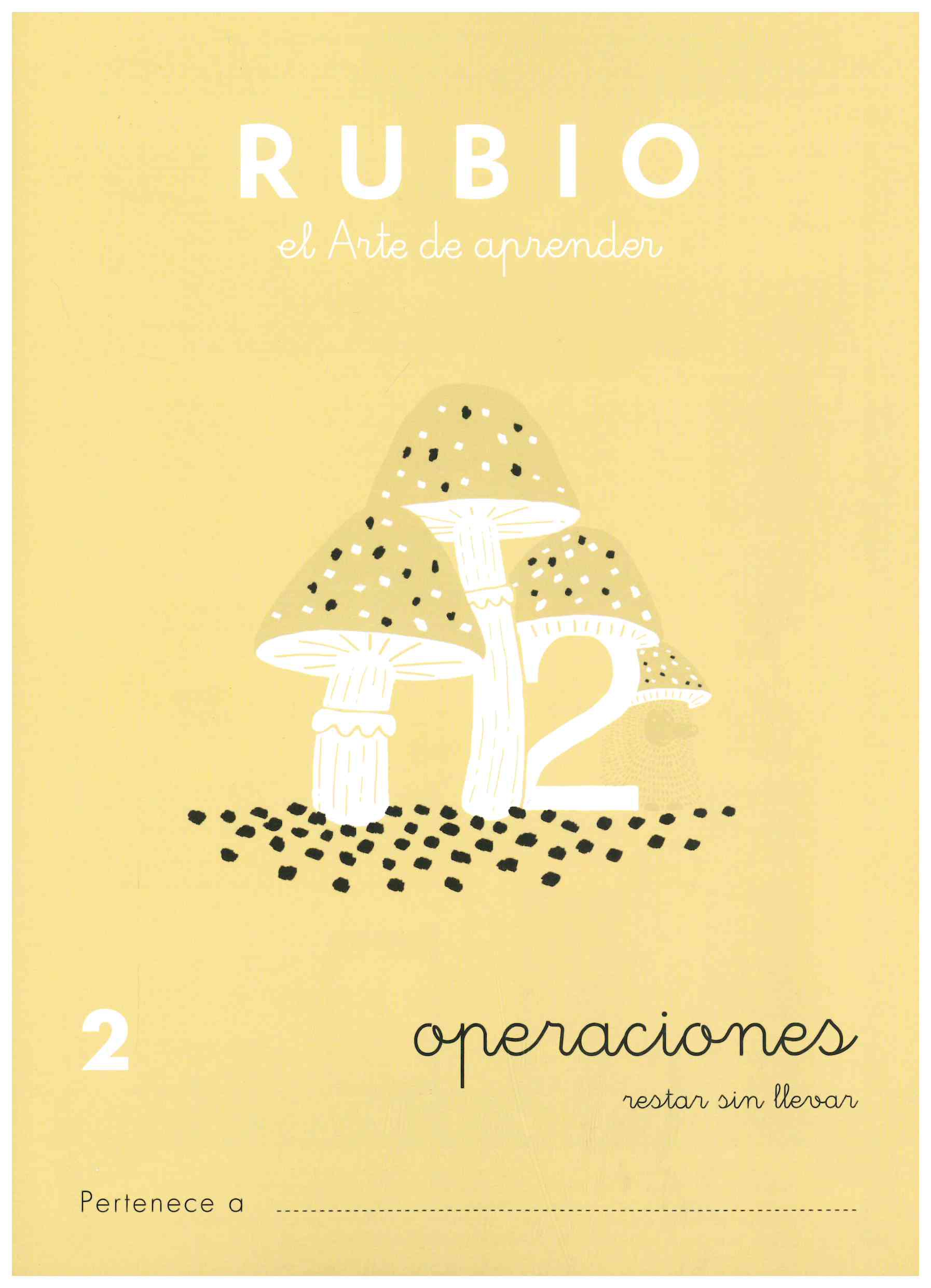 CUADERNO DE PROBLEMAS 2 OPERACIONES RESTAR SIN LLEVAR DE RUBIO