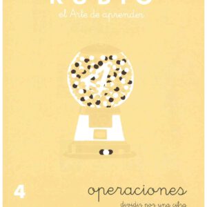 CUADERNO DE PROBLEMAS 4 OPERACIONES DIVIDIR POR UNA CIFRA DE RUBIO