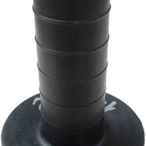 MANGO PUÑO PARA CINCEL PROTECTOR DE MANO RECTANGULAR NEGRO DE GOMA MIDE 10CM