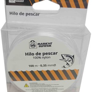 HILO DE PESCAR DE Ø 0.35MM. X 100M. 100% NYLON DE MARKET SUPREM A7780