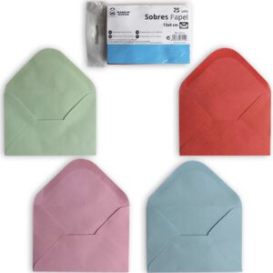 SOBRE DE PAPEL DE 13X9CM EN PACK DE 25 UNIDADES DE MARKET SUPREM A7214