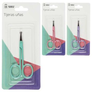 TIJERA CORTAUÑAS INFANTIL CON PUNTA REDONDA DE 9CM. DE MARKET SUPREM 48308. PRECIO POR UNIDAD.