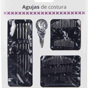 AGUJAS SURTIDAS CON ENHEBRADOR SET DE 60 UNIDADES. DE MARKET SUPREM A8739.
