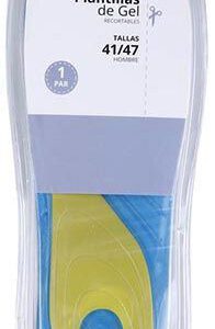 PLANTILLA DE GEL PARA CALZADO TALLAS DESDE Nº41 A 47 DE MARKET SUPREM A7362.