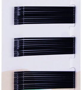 HORQUILLAS CLIP NEGRA SET DE 40 UNIDADES DE 7CM. METALICAS. DE MARKET SUPREM 71360.