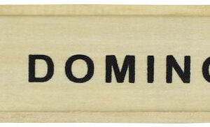 JUEGO DE DOMINO DE 35X17MM. EN CAJA DE MADERA. DE MARKET SUPREM A8872.