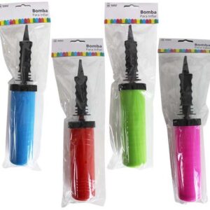 INFLADOR DE GLOBOS DE 5.2X30CM. DE PLASTICO. DE MARKET SUPREM A6850. PRECIO POR UNIDAD.