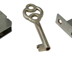 CERRADURA PARA MUEBLE DE EMBUTIR DE 20MM. CON LLAVE. PARA EMPOTRAR DE IZQUIERDAS, DERECHAS Y ARRIBA Y ABAJO DE CAJON O ARCON. PRECIO POR UNIDAD.